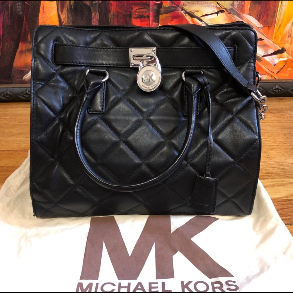 Michael Kors Quilted Hamilton Tote Bag
